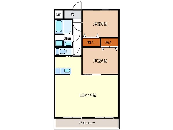 ロイヤルふじの物件間取画像